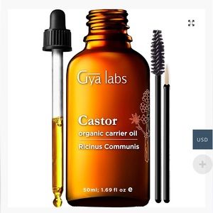 Gya Labs Organic Castor Oil, 50ml/1.69 fl oz.